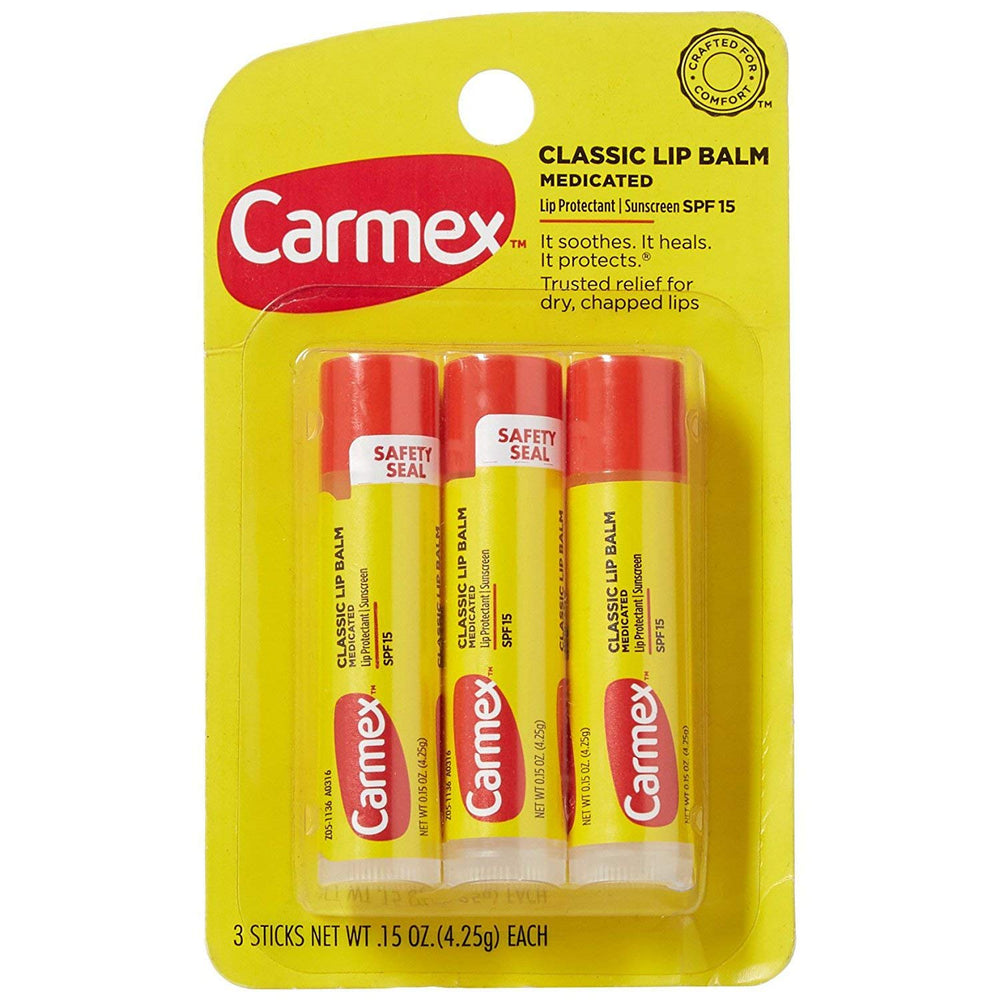Carmex Baume Lèvres Classique en emballage pratique pour hydrater en déplacement