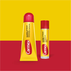 Baume à lèvres Carmex classique, tube hydratant au menthol pour soulagement rapide.