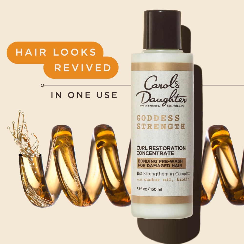 Goddess Strength – définition des boucles renforcée après application.