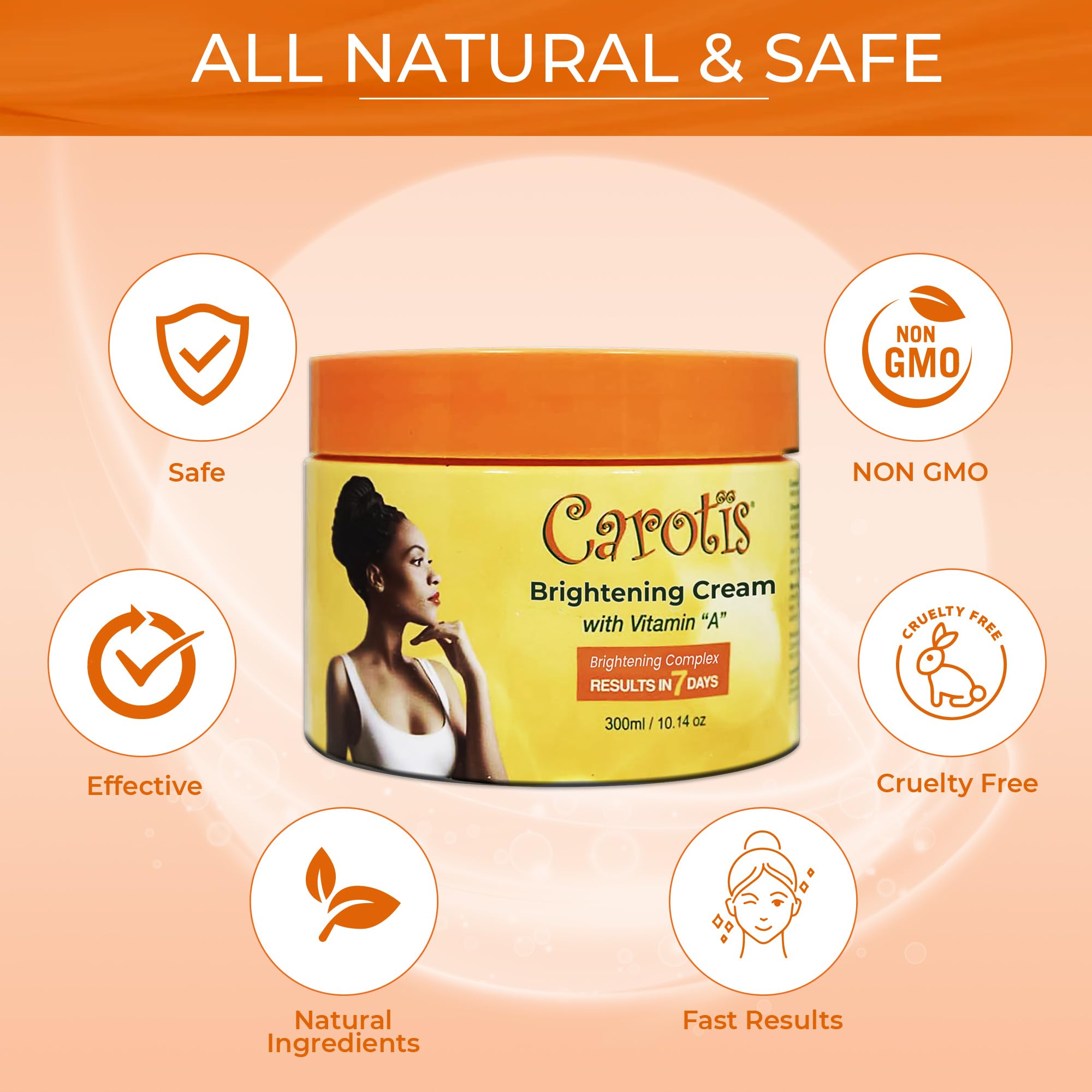 CAROTÏS Crème éclaircissante protection SPF, intégration simple dans votre routine quotidienne.
