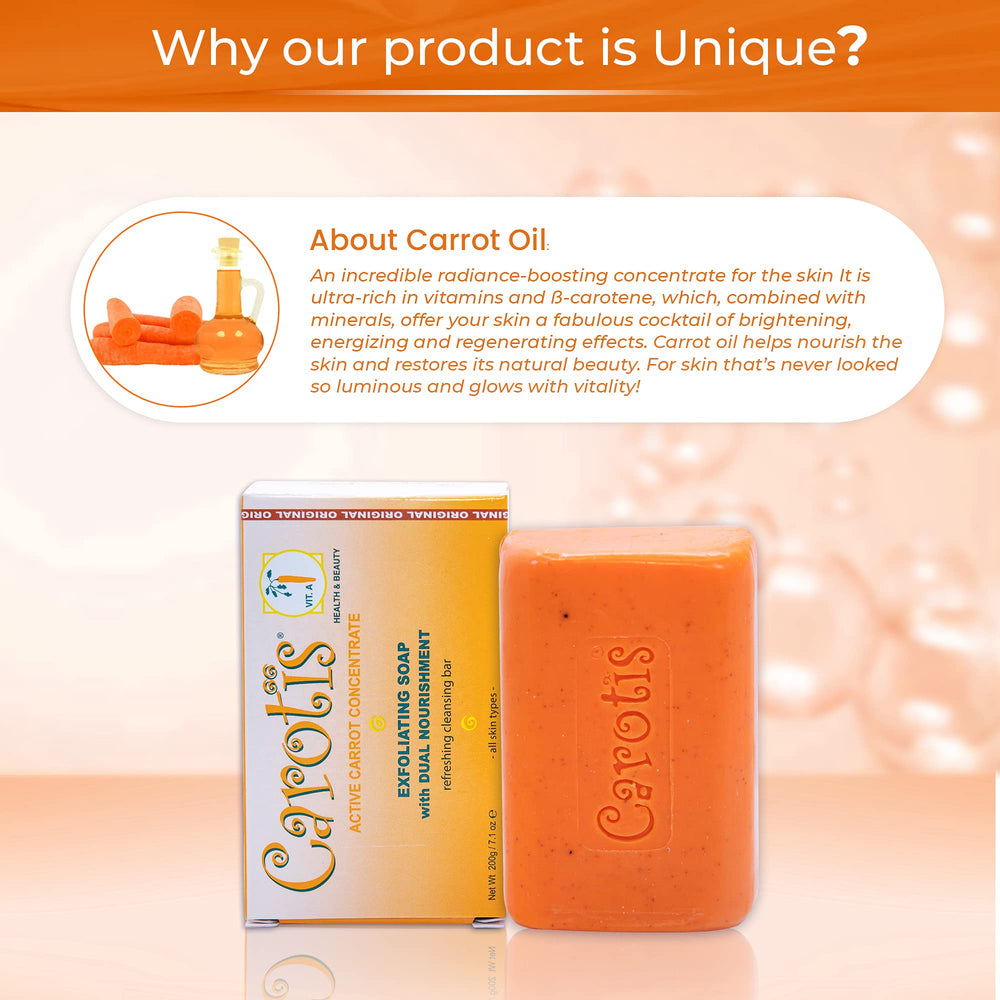 CAROTÏS peau douce après usage grâce à un nettoyage délicat.