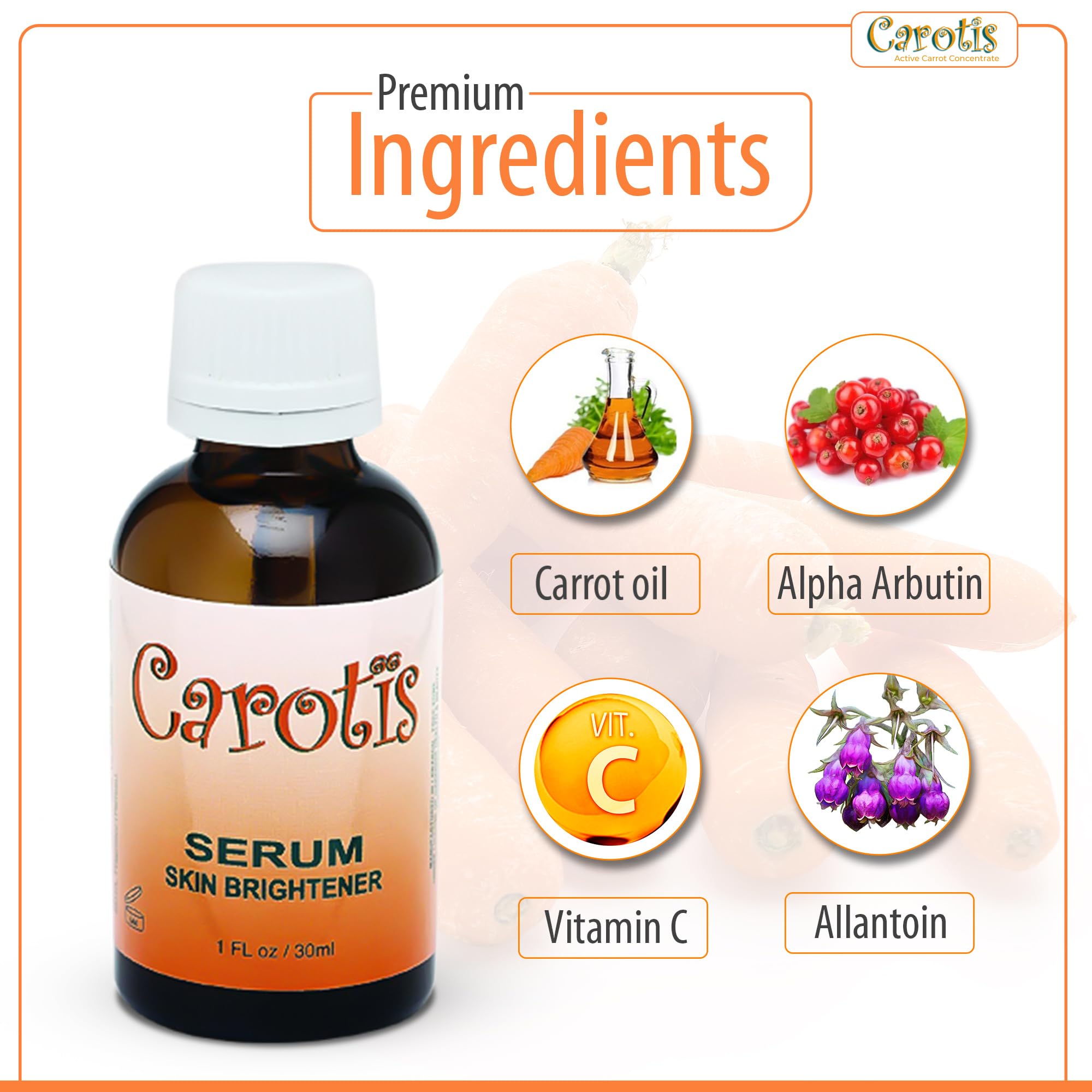 Pipette doseuse du sérum CAROTÏS prête pour une application précise.