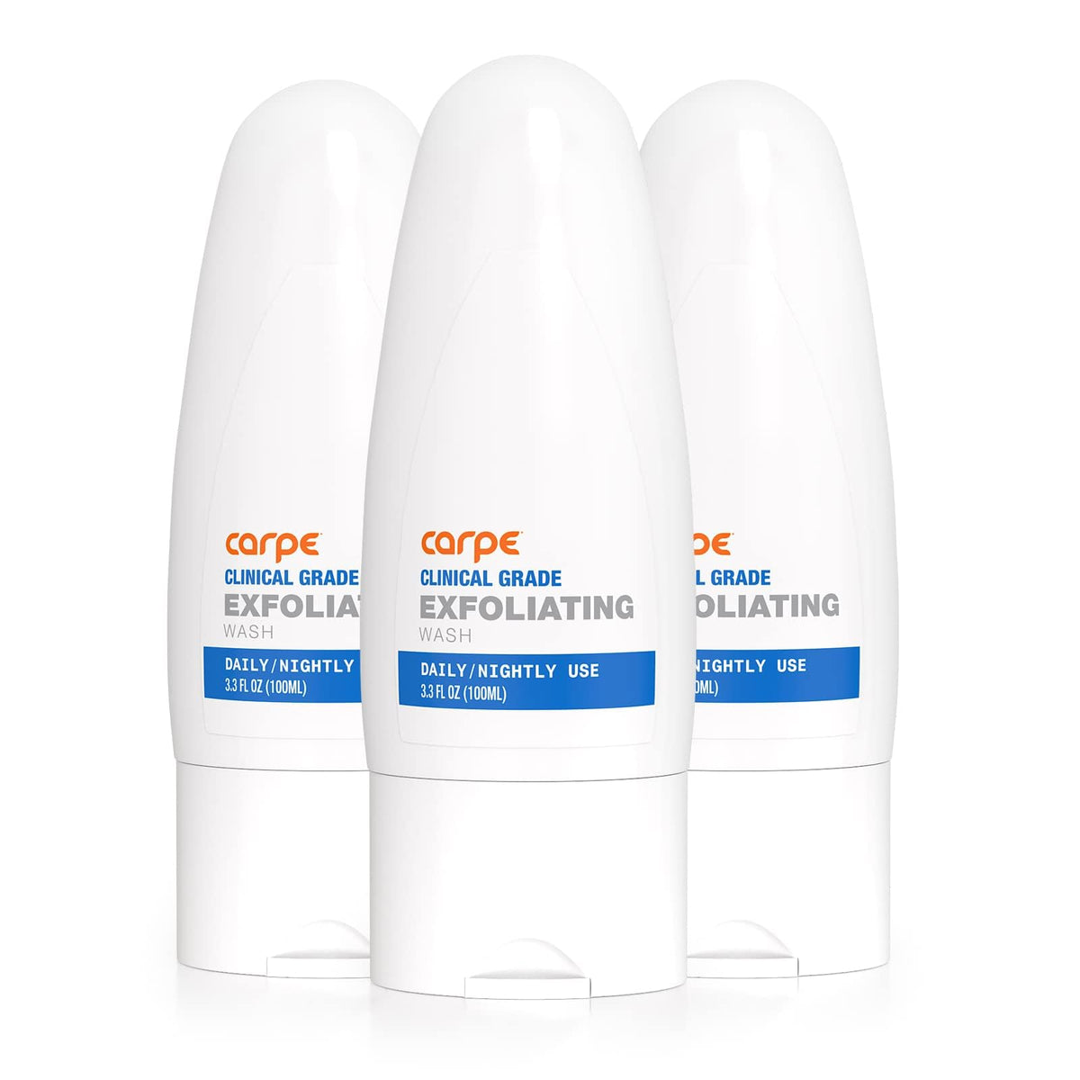 Carpe gommage aisselles – flacon clair, parfum menthe, rafraîchit et prépare le déodorant.