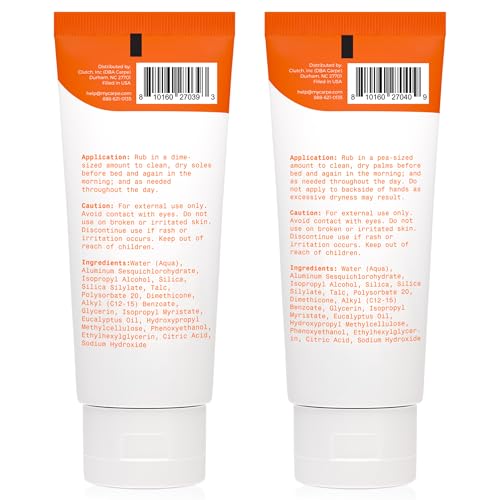 Carpe Lotion Absorbante Pieds : pieds secs et frais après application.