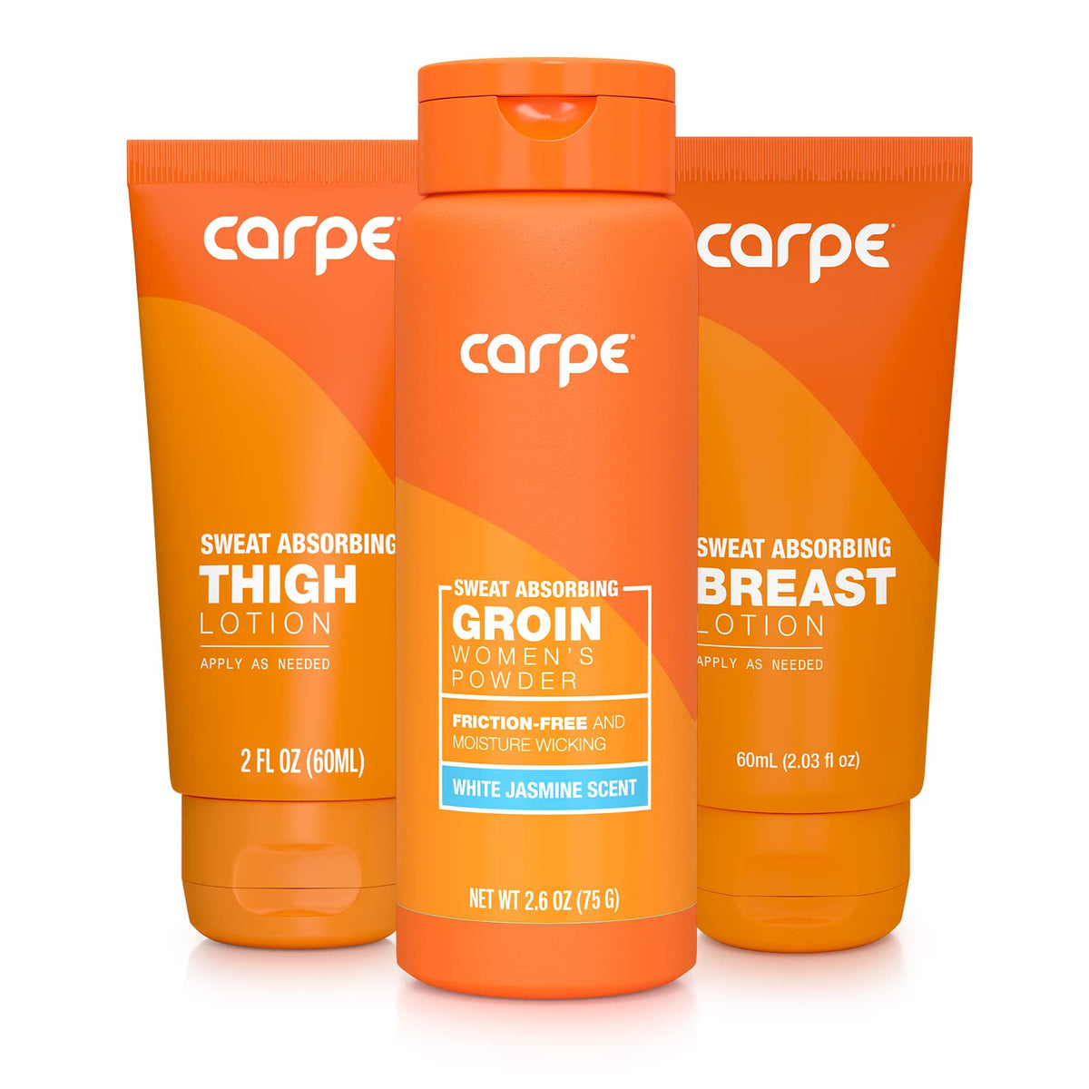 Lotion absorbante Carpe pour poitrine, application rapide et discrète.
