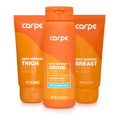 Lotion absorbante Carpe pour poitrine, application rapide et discrète.