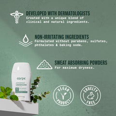 carpe-lotion-nocturne-aisselles: usage nocturne pour mieux contrôler la transpiration.