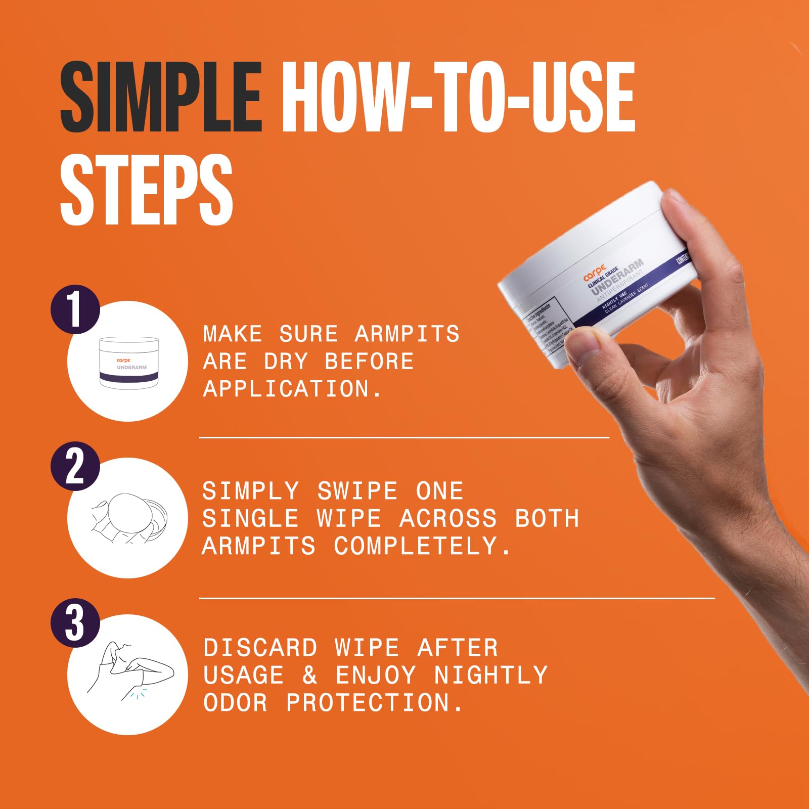 Pack Carpe lingettes pratique à emporter lors des déplacements.