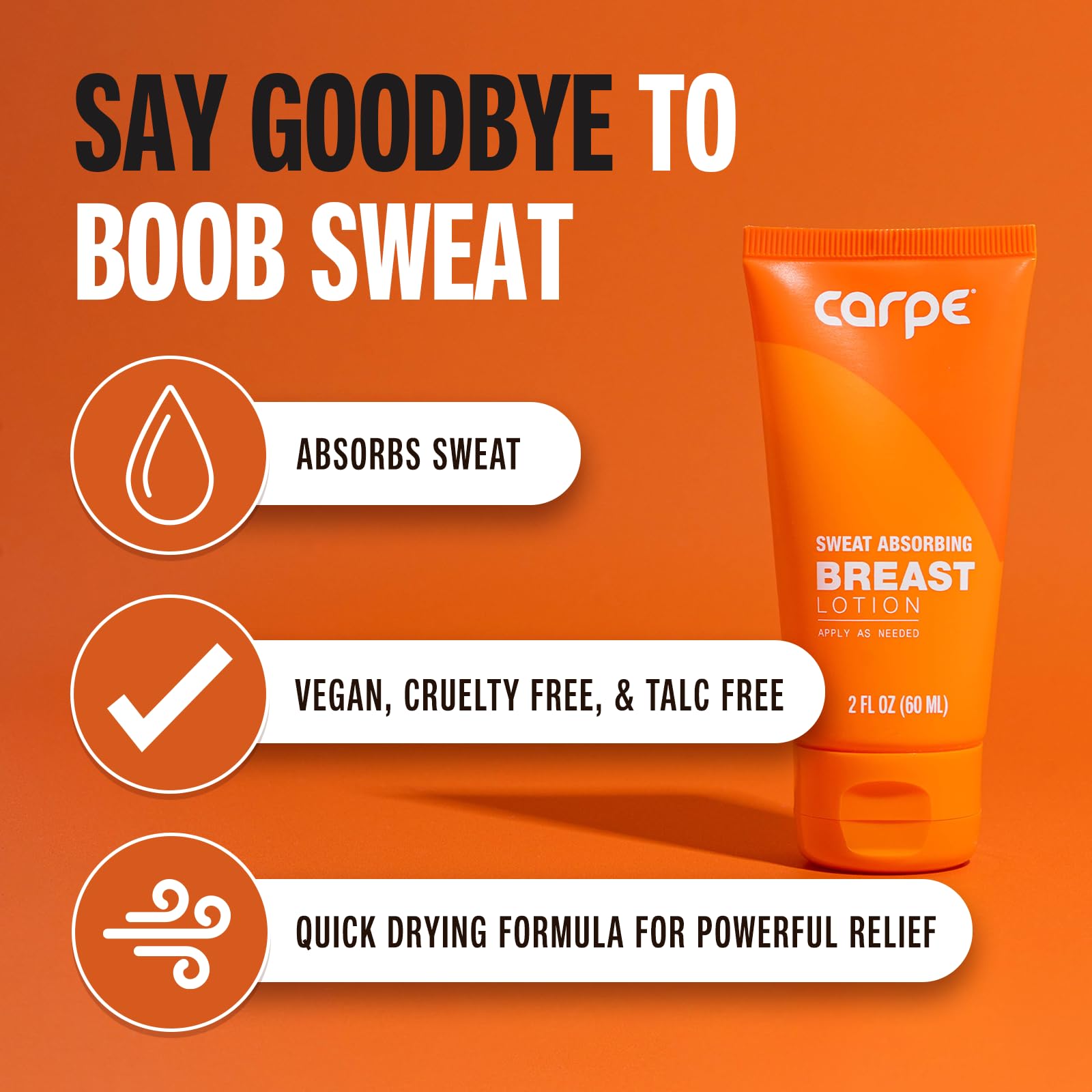 Carpe Poitrine Application Rapide: usage simple et efficace avant le soutien-gorge.
