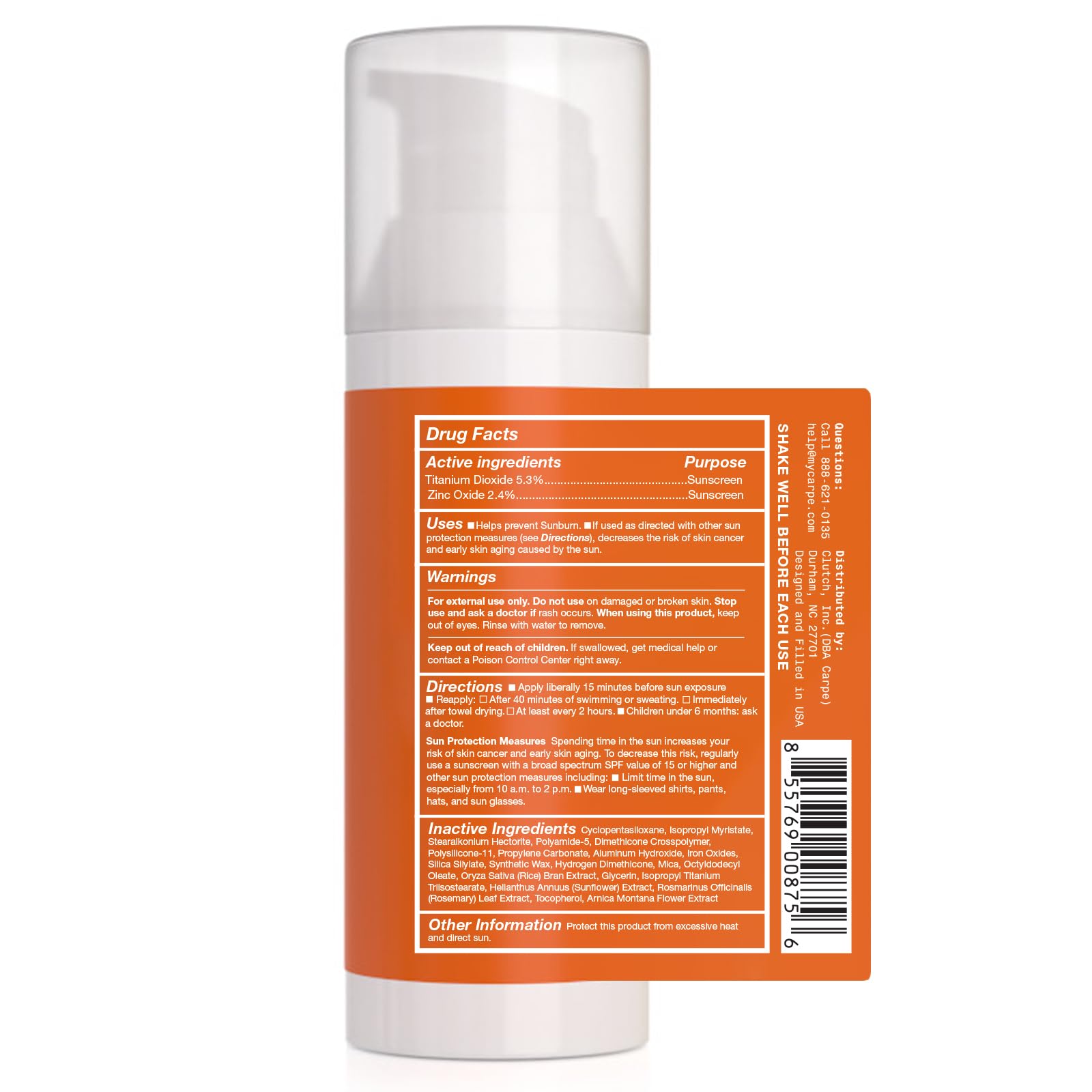Carpe Primer Visage – base maquillage prête pour un rendu durable et velouté.