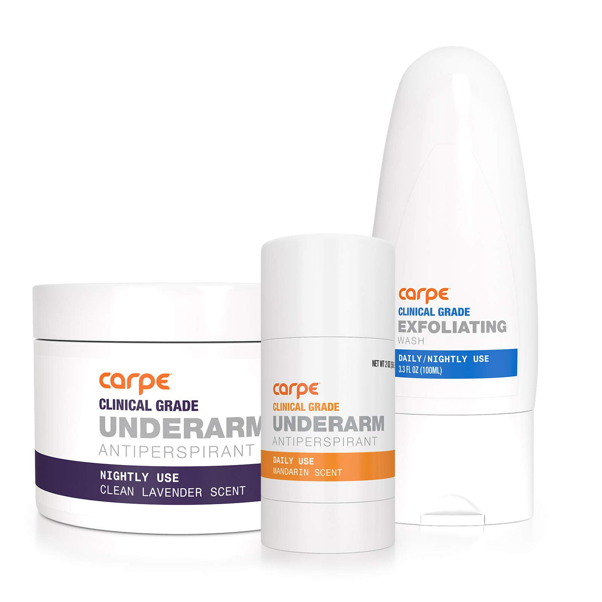 Carpe Régime - bouteille antitranspirante pour aisselles, aide à limiter la transpiration