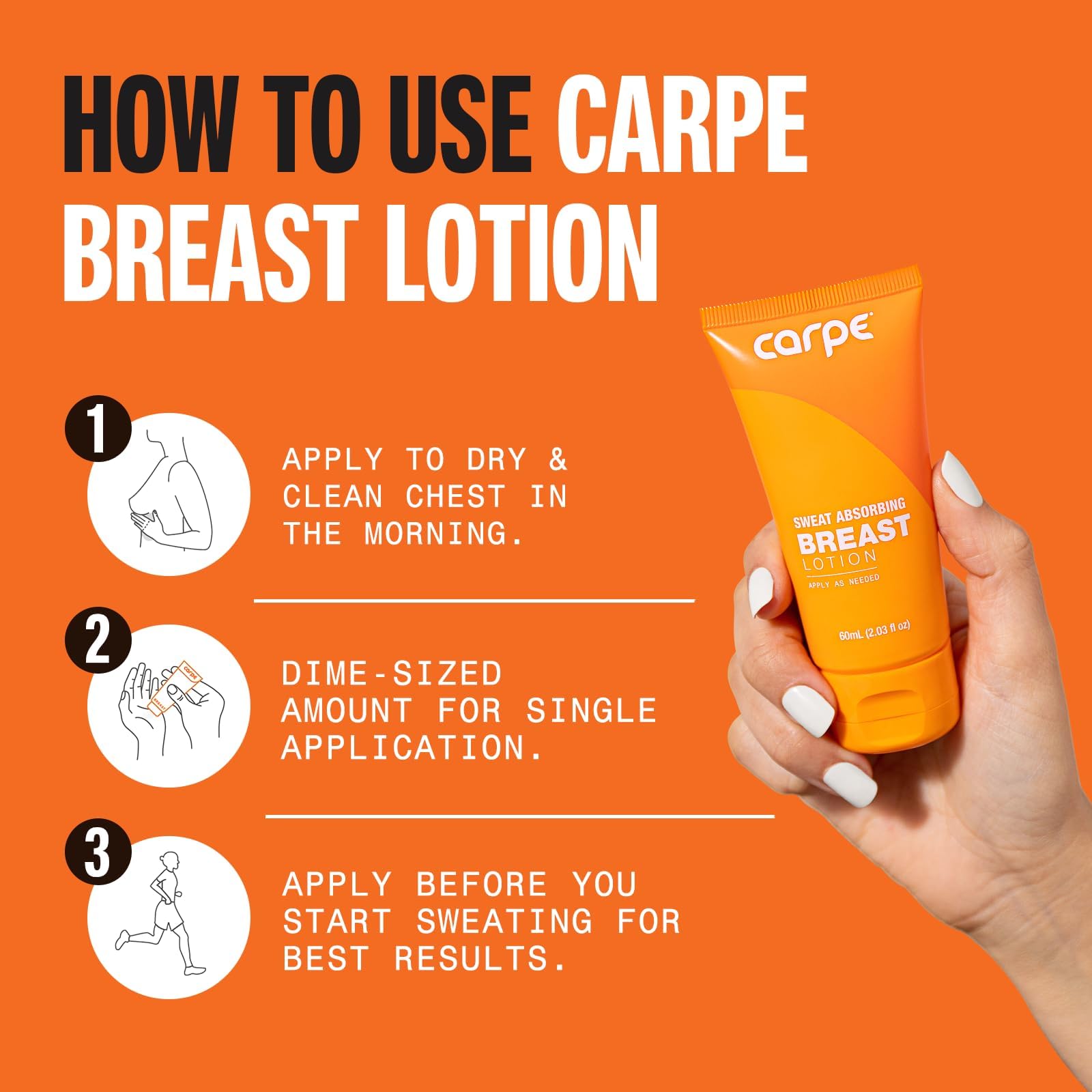 Carpe Sensation Fraîche – parfum discret et propreté durable pendant la journée.