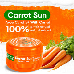 Carrot Sun huile de carotte offre hydratation naturelle pour la peau.
