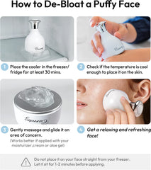 Carrotez rouleau-glace massage-yeux: apaise les tensions autour des yeux