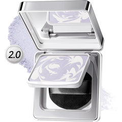 CARSLAN 2.0 poudre compacte translucide bleu-violet, contrôle l'huile toute la journée.
