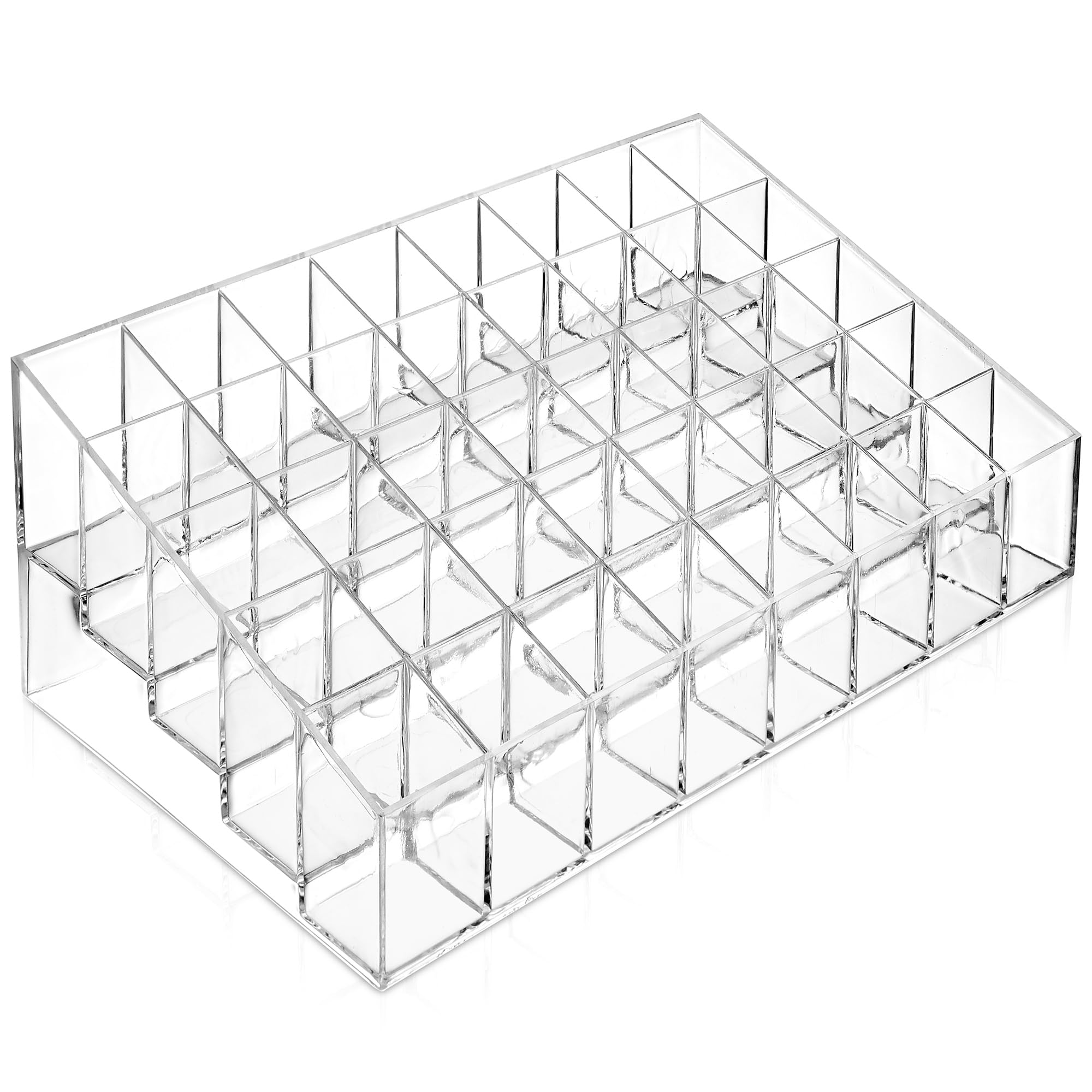 Casafield 40-emplacements rouges à lèvres: organisateur acrylique clair et pratique.