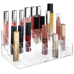 Casafield organisateur maquillage acrylique translucide: rangement élégant et durable.