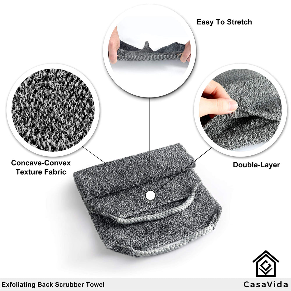 CASAVIDA gant dos extensible 40 pouces atteint facilement tout le dos.
