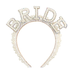 Casoty serre-tête mariage-perles, élégance délicate pour la mariée.