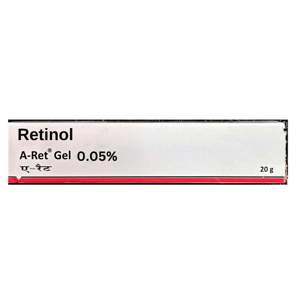 Castel Royale Retinol Gel 0,05, flacon visible, absorption rapide et soin ciblé.