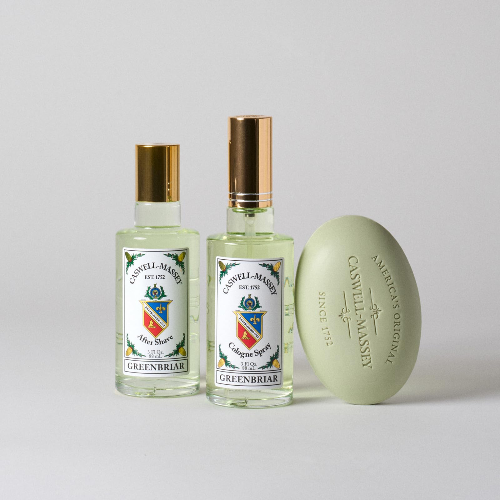 Caswell-Massey Greenbriar: savon traditionnel américain, qualité durable.