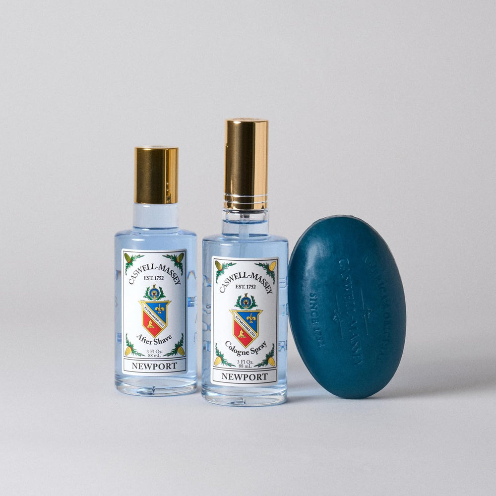 Caswell-Massey Newport – menthol frais, sensation de fraîcheur après rasage.