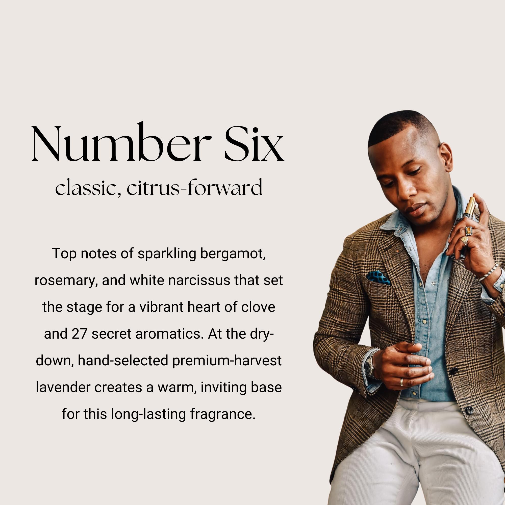 Caswell-Massey Number Six note romarin et arômes frais pour un esprit masculin
