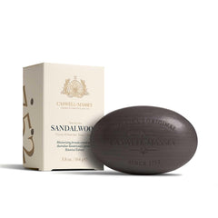 Savon Caswell-Massey bois de santal avec emballage élégant, parfait comme cadeau.