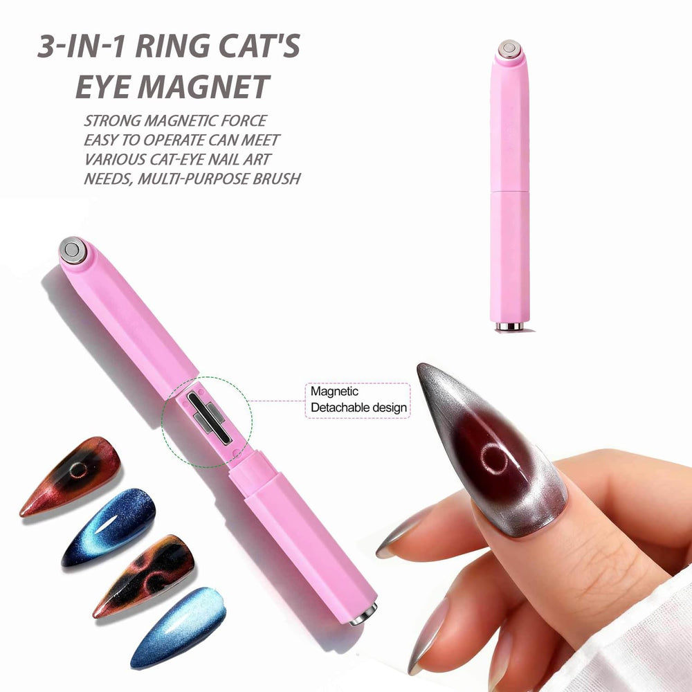 Aimant Cat Eye French Tip, bordure nette pour des French tips propres.