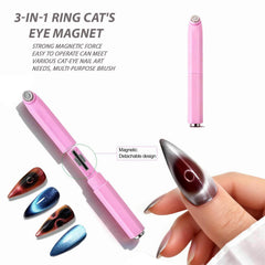 Aimant Cat Eye French Tip, bordure nette pour des French tips propres.