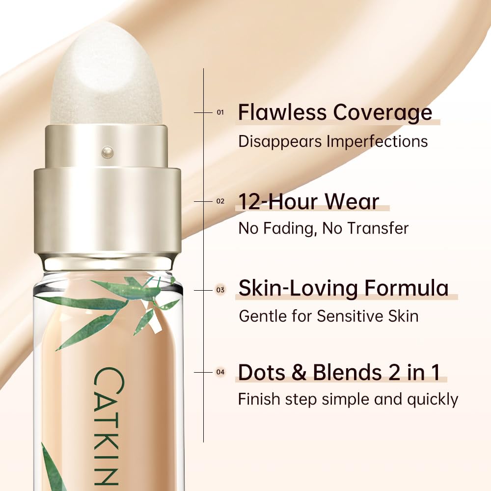 Catkin correcteur texture creme satinée, glisse en douceur.