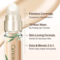 Catkin correcteur texture creme satinée, glisse en douceur.