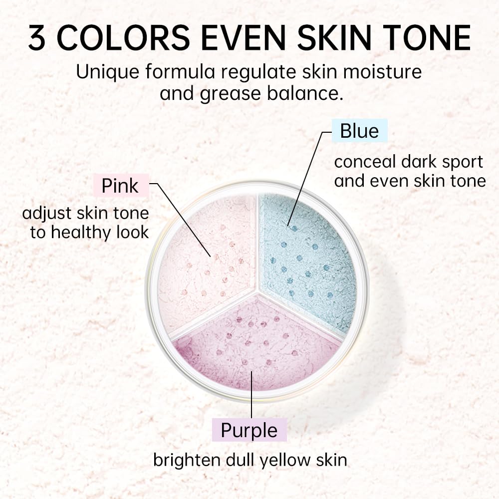 Catkin velour puff offers gentle, skin-friendly application.