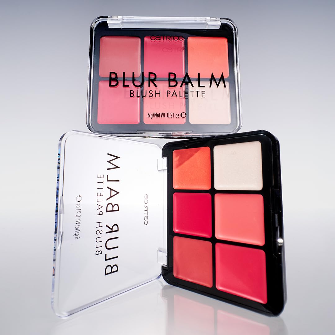 Pinceau intégré pour une application précise avec la Catrice Blur Balm Palette.