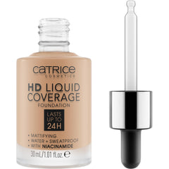Catrice HD Liquid Coverage: bouteille avec pipette pour un dosage précis.