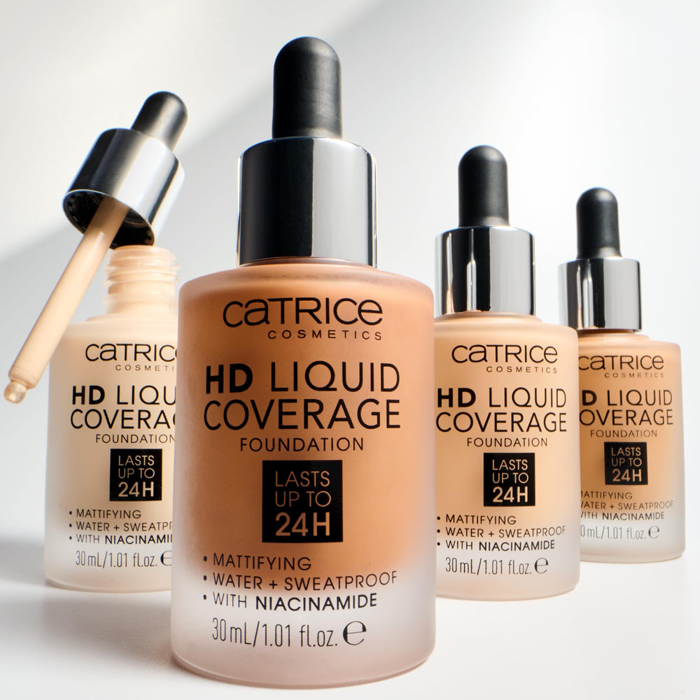 Catrice HD Liquid Coverage peau uniforme et sans effet pâteux.