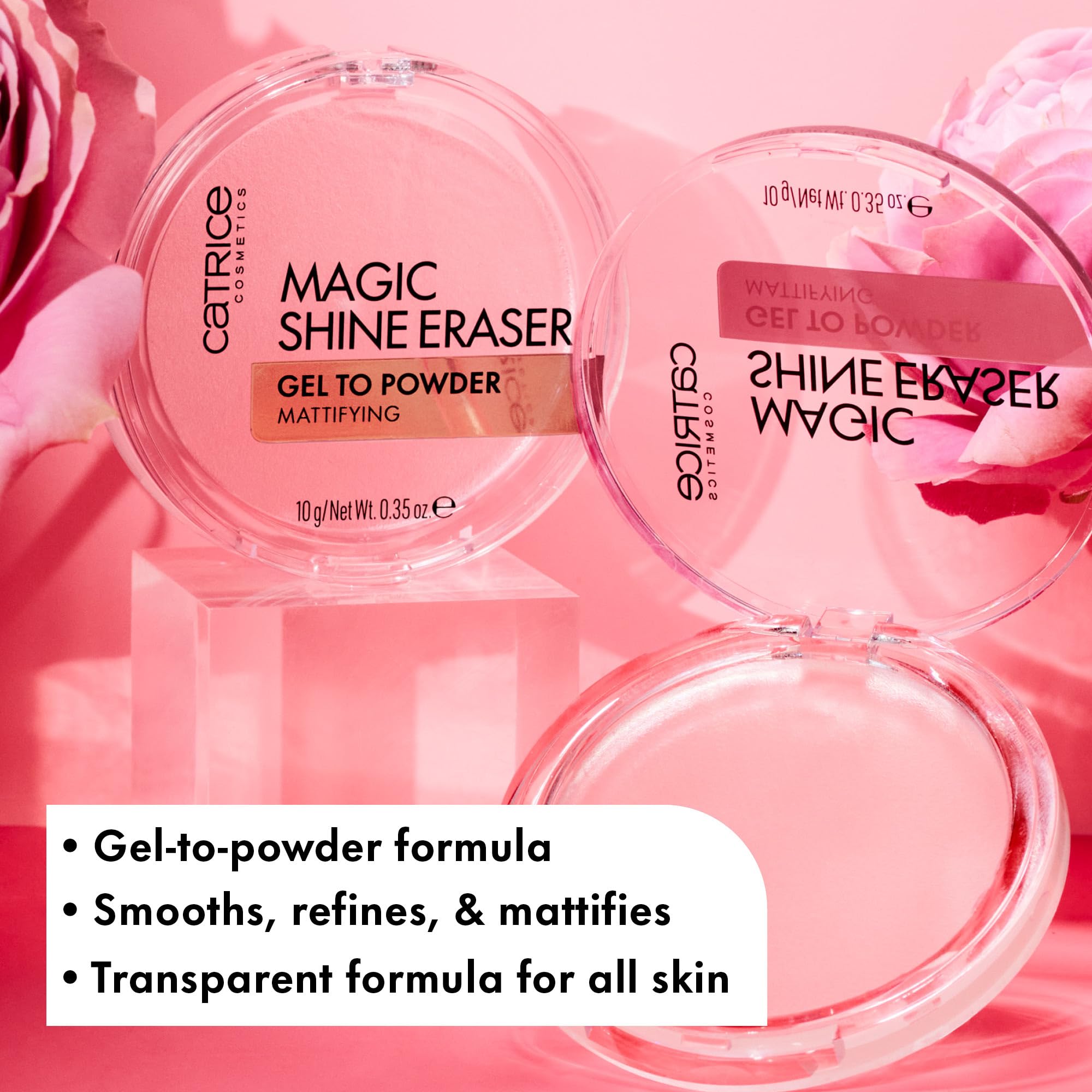 Catrice Magic Shine Eraser: finition matte instantanée sans poids pour retouches rapides
