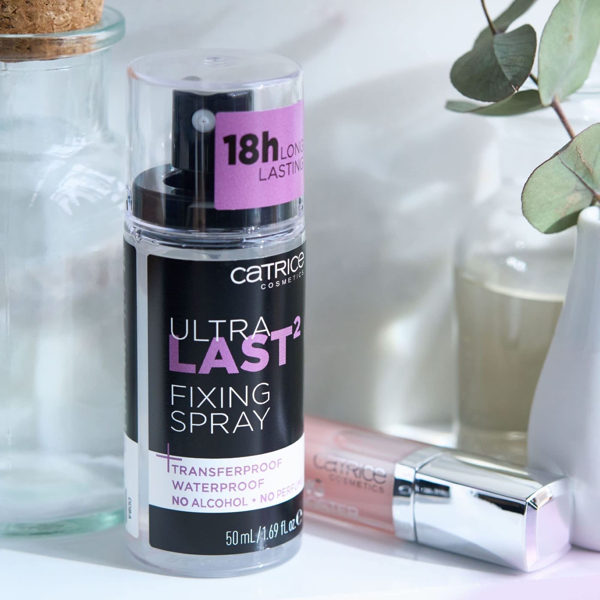 Catrice Ultra Last2 Fixing Spray, formule vegan et non testée sur les animaux.