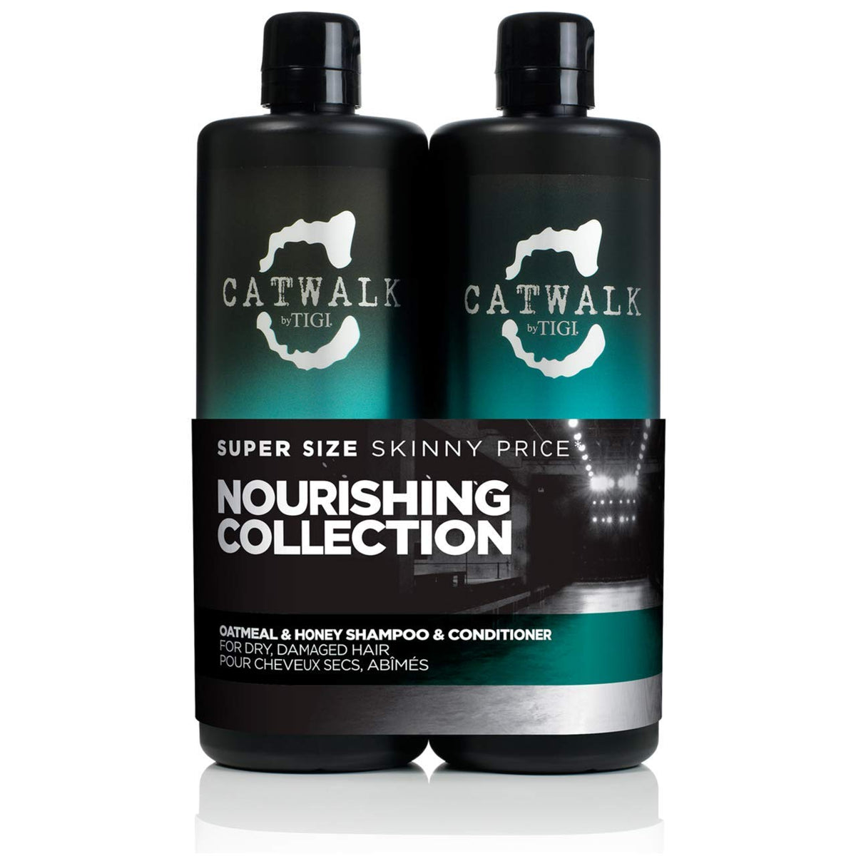 CATWALK par TIGI Shampoing avoine miel – flacon nourrissant pour cheveux secs et abîmés.