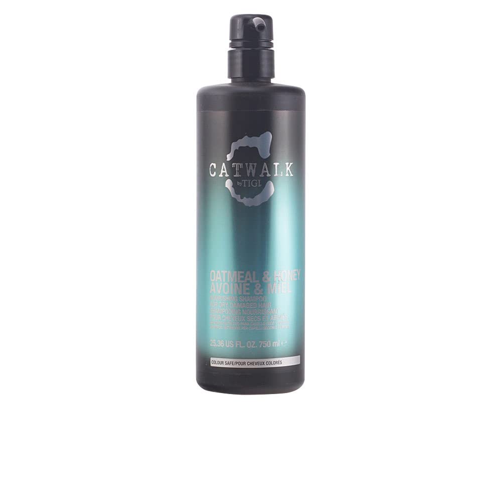 CATWALK par TIGI: shampooing avoine et miel, démêlage facilité et parfum délicat.