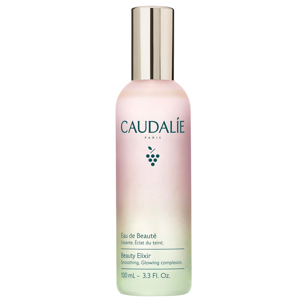 Caudalie Beauty Elixir, flacon 100 ml, rafraîchissement rapide pour le teint.