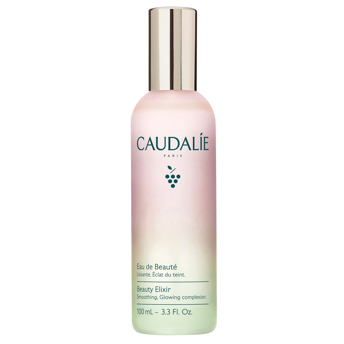 Caudalie Beauty Elixir, flacon 100 ml, rafraîchissement rapide pour le teint.