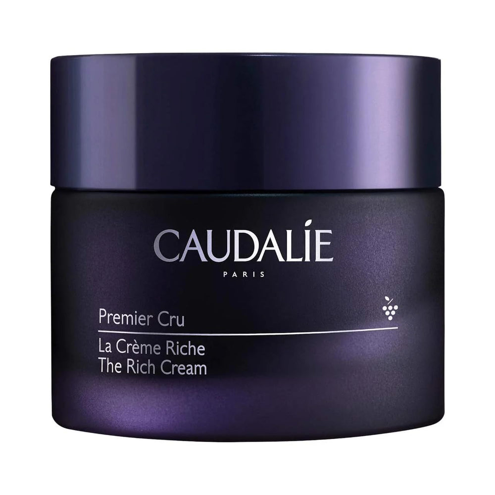Caudalie Premier Cru Crème Riche pot-recharge, pratique et nourrissante pour la peau.
