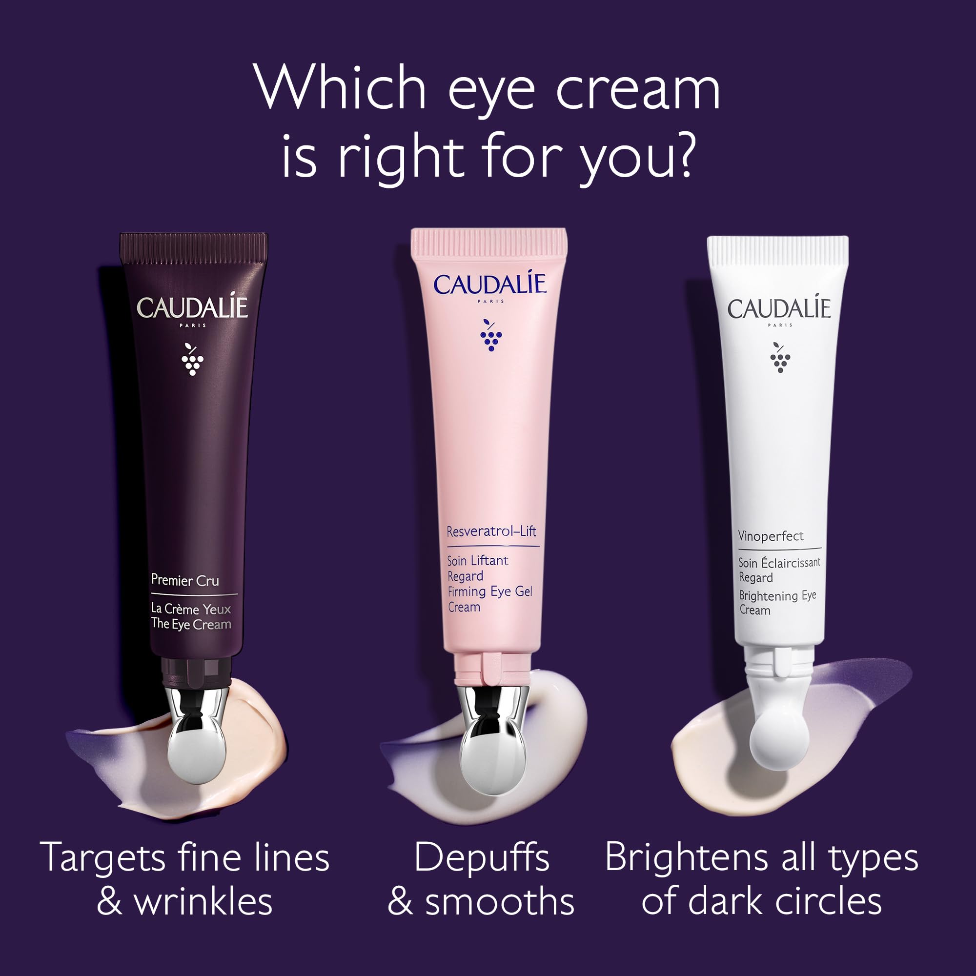 Caudalie Premier Cru Routine Yeux pour une peau mieux hydratée