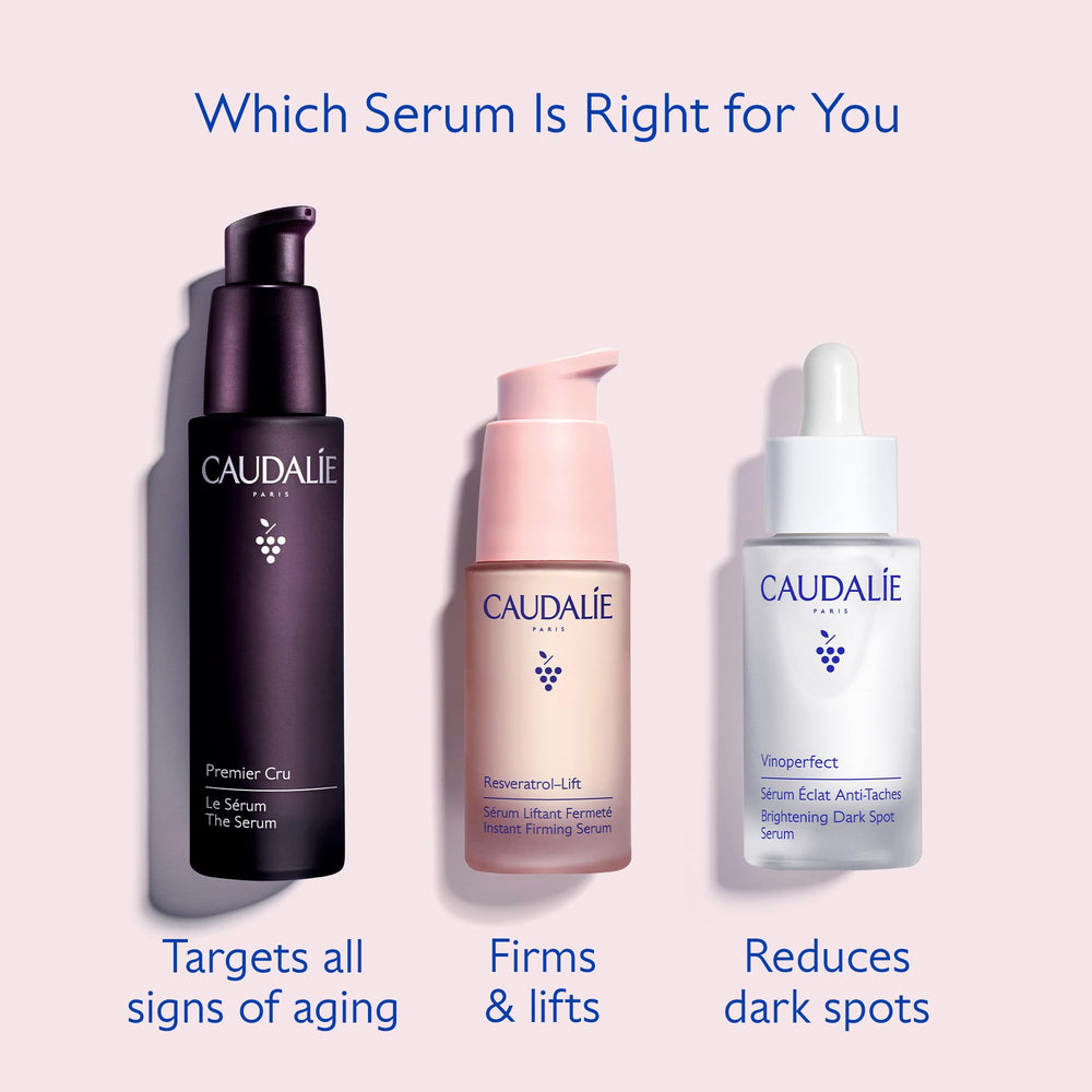Caudalie Resveratrol-Lift: collagène végétal pour raffermir les contours.