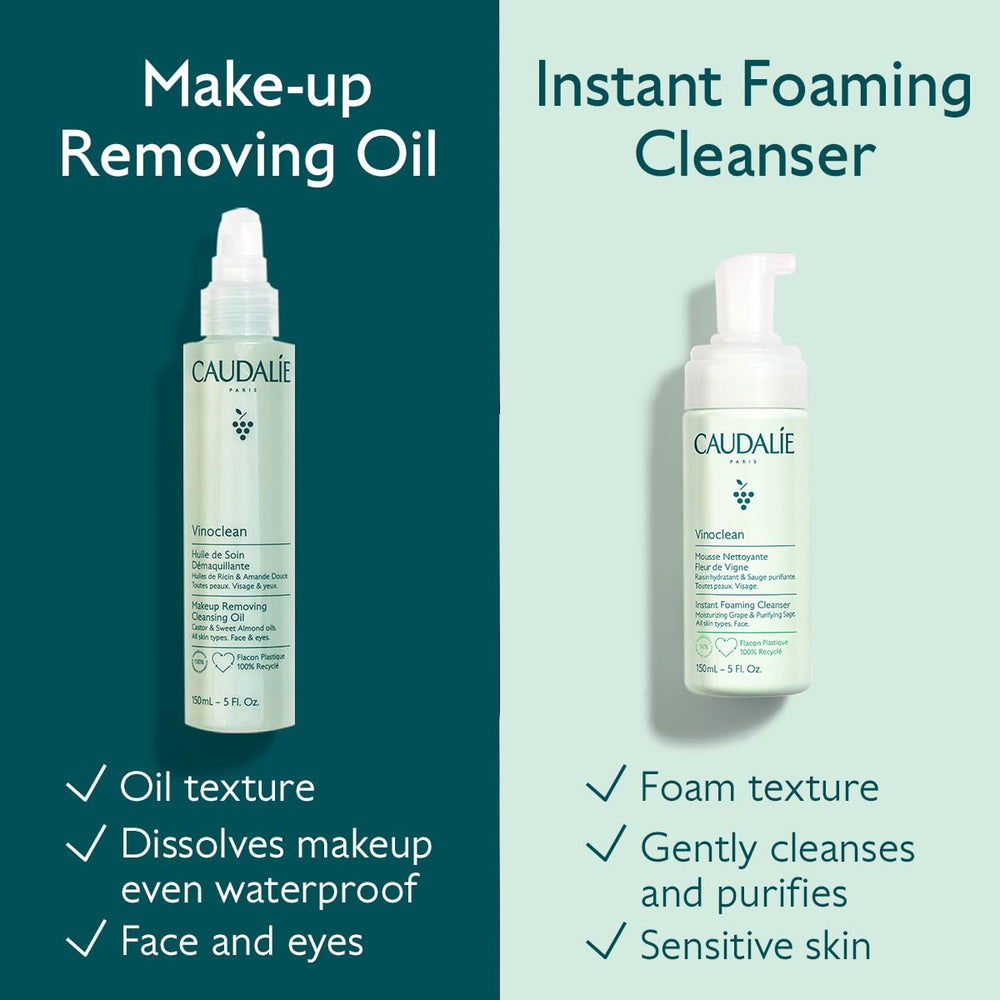 Caudalie Vinoclean, extrait de sauge purifiant, tonifie et clarifie les pores.