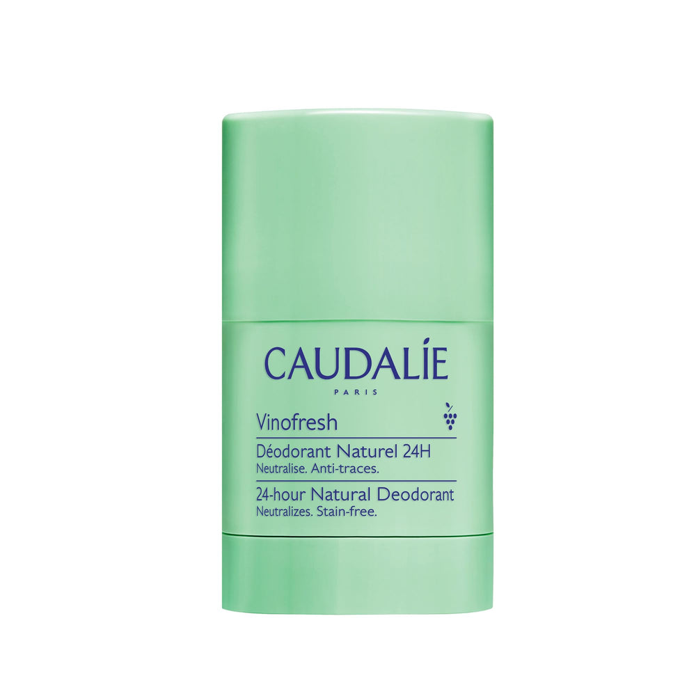 Caudalie Vinofresh déodorant stick sans aluminium en 50 g, format pratique.