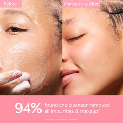 Texture gel hydratante visible sur peau — Caudalie VinoHydra agit en douceur.
