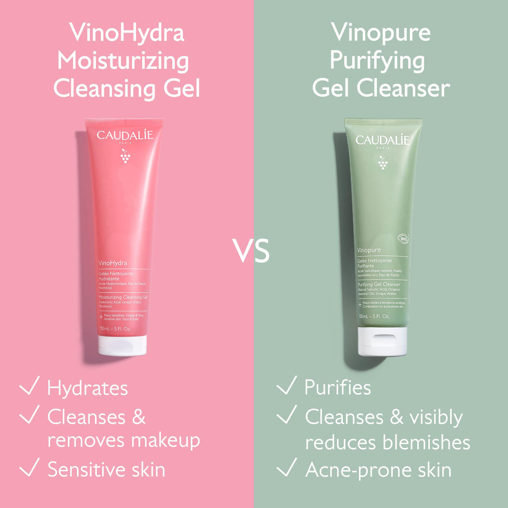 Ingrédients clés: hyaluronique et eau de raisin — Caudalie VinoHydra hydrate et apaise.