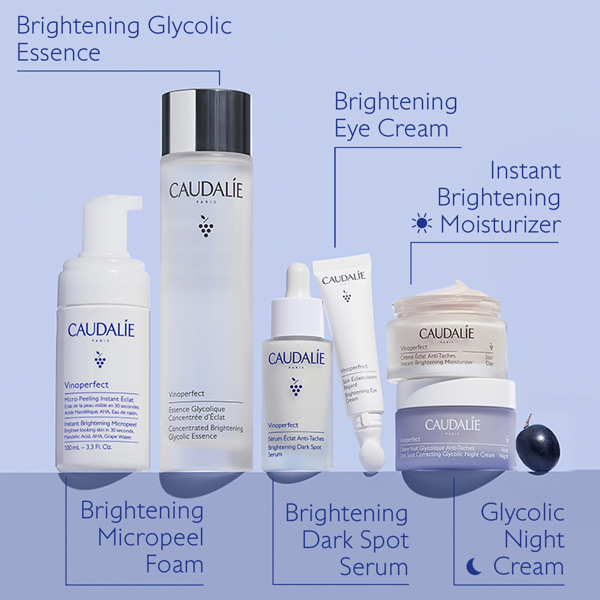 Caudalie Vinoperfect Papaye, enzymes exfoliantes révélant l'éclat naturel.